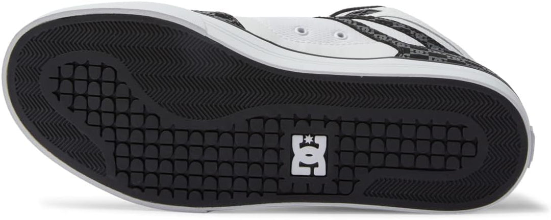 DC Shoes Herren Pure High-top WcSneaker 47 EU Black White Monogram, 47 EU Black White Monogram