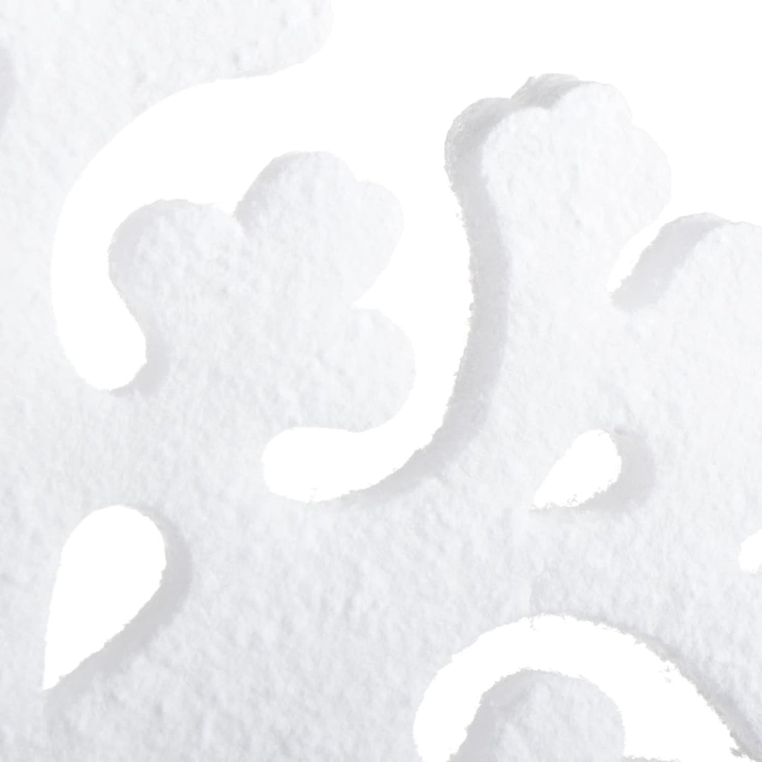 com-four® 3X Schneeflocke XL - Weihnachtsdeko Schneestern zum Anhängen - Anhänger für Weihnachten in