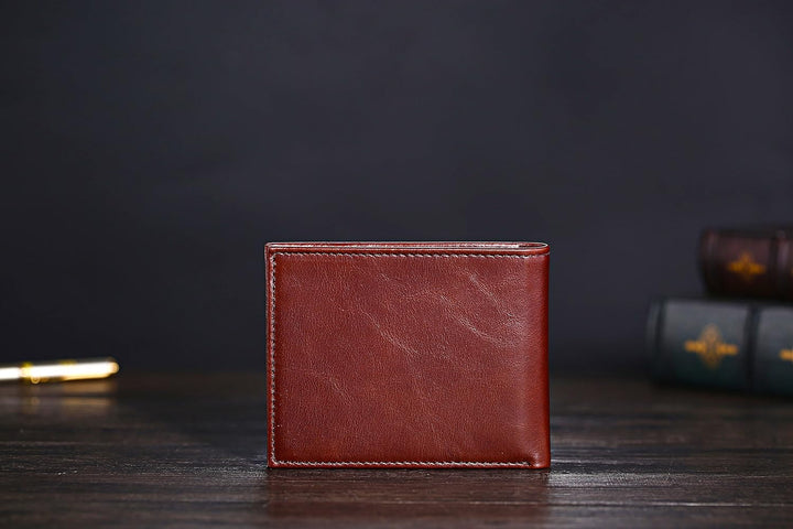 Cronus &amp; Rhea® | Luxus Geldbörse mit Münzfach aus exklusivem Leder (Plutus) | Geldbeutel - Brieftasc