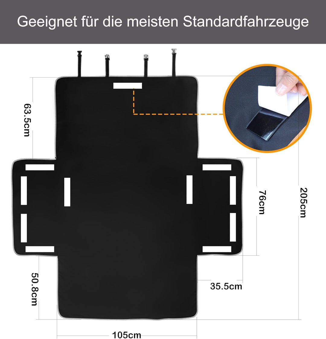 bytaoqipet Kofferraumschutz Hund. Universal Auto Kofferraumschutz Hundekofferraumabdeckung. Waschbar