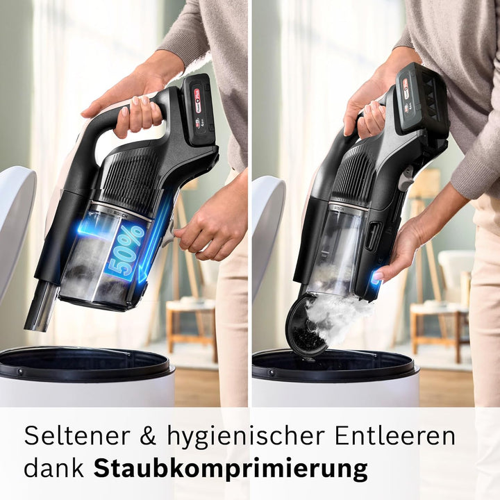 Bosch Akku-Staubsauger Unlimited 10 BKS1041RHF, kabellos, MicroClean Technology, TFT-Display, Staubk