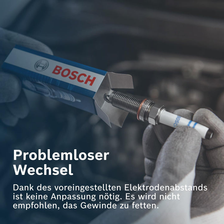 Bosch ZQR8SI302 (N41) - Zündkerzen Iridium - 4er Set Blister – 4er Set Single, Blister – 4er Set Sin