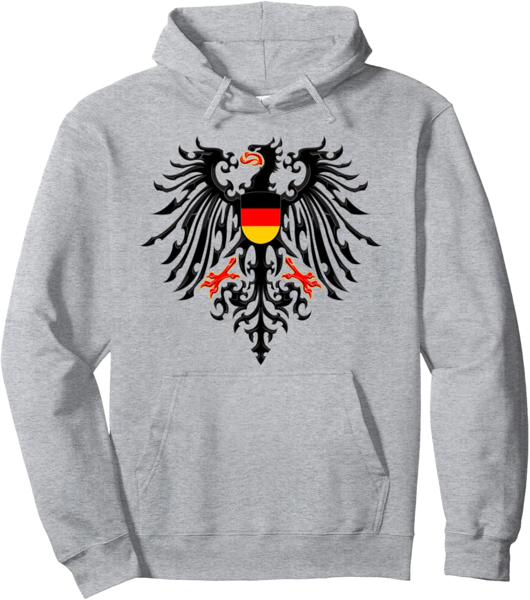 Deutschland Adler Flagge - Deutscher Adler Pullover Hoodie