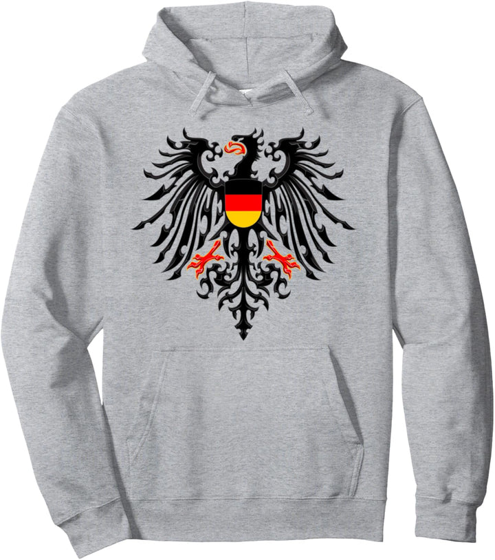 Deutschland Adler Flagge - Deutscher Adler Pullover Hoodie