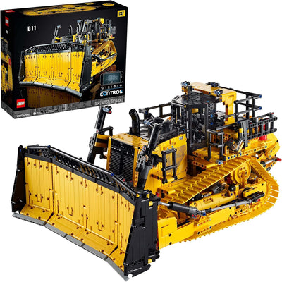 LEGO 42131 Technic Appgesteuerter Cat D11 Bulldozer, grosses Set, Modellbausatz für Erwachsene, fern