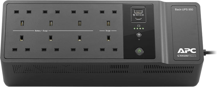 APC by Schneider Electric Back-UPS ES - BE850G2-UK - Unterbrechungsfreie Stromversorgung 850VA (8 Au