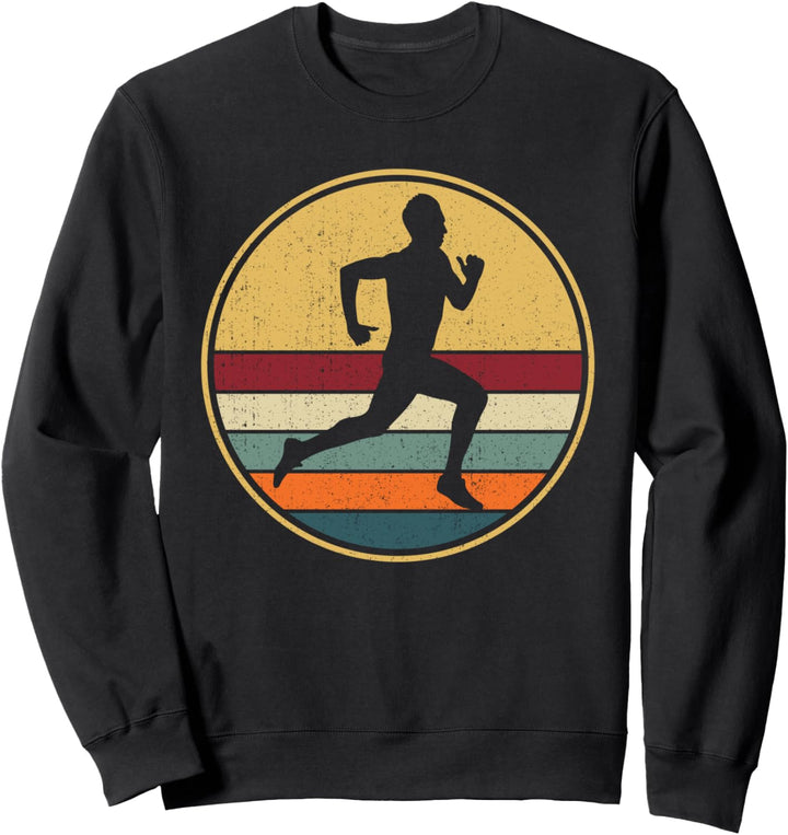 Retro Jogging Laufen Sport Joggen Läufer - Vintage Runner Sweatshirt