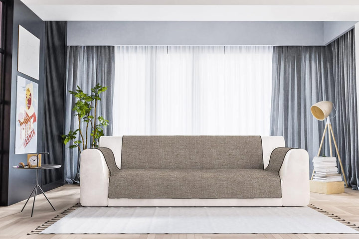 Komfort-Antigleiten-Sofa-Decke,3 Plätze, Braun 3 Plätze Braun, 3 Plätze Braun