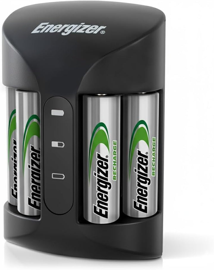 Energizer Recharge Wert Ladegerät mit 4 AA NiMH Akkus im lieferumfang enthalten Pro Charger w/ 4-AA