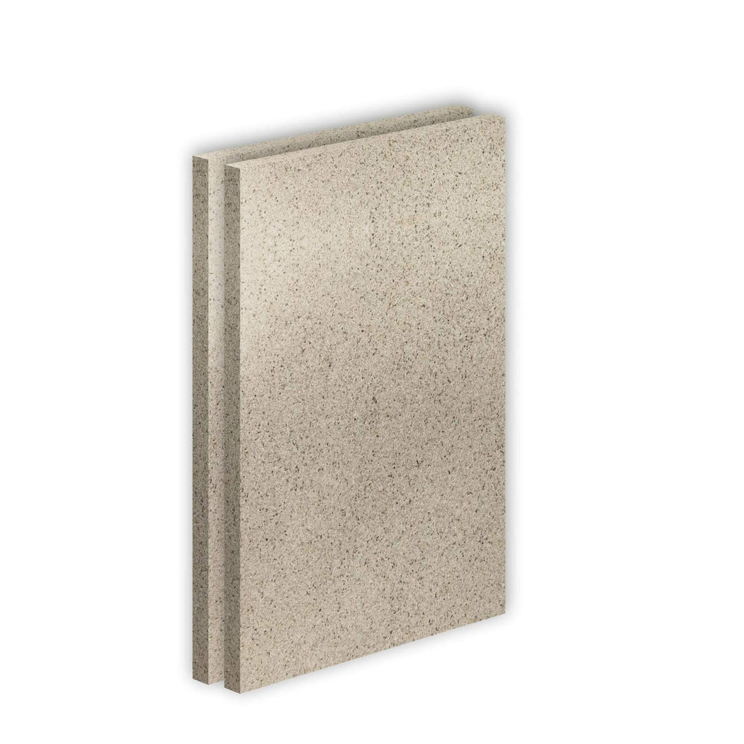 Vermiculite Platte Schamott-Ersatz SF600 Kaminofenauskleidung (2er-Pack, 25mm 400x600mm) 2er-Pack 25