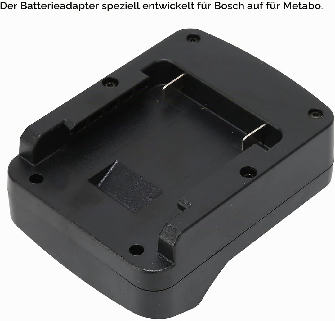 18V Akku Adapter für Bosch auf Metabo Lithium Akku, DC DC 18V Akku Konverter für Elektrowerkzeuge, k