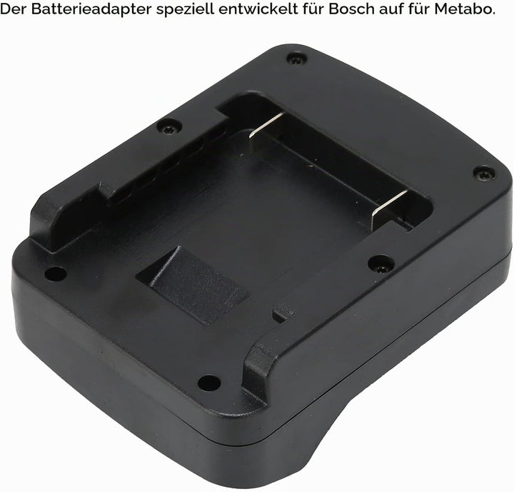 18V Akku Adapter für Bosch auf Metabo Lithium Akku, DC DC 18V Akku Konverter für Elektrowerkzeuge, k