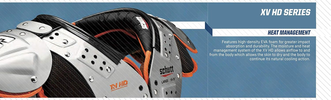 Schutt Sports Varsity XV HD Skill Schulterpolster XXL, XXL