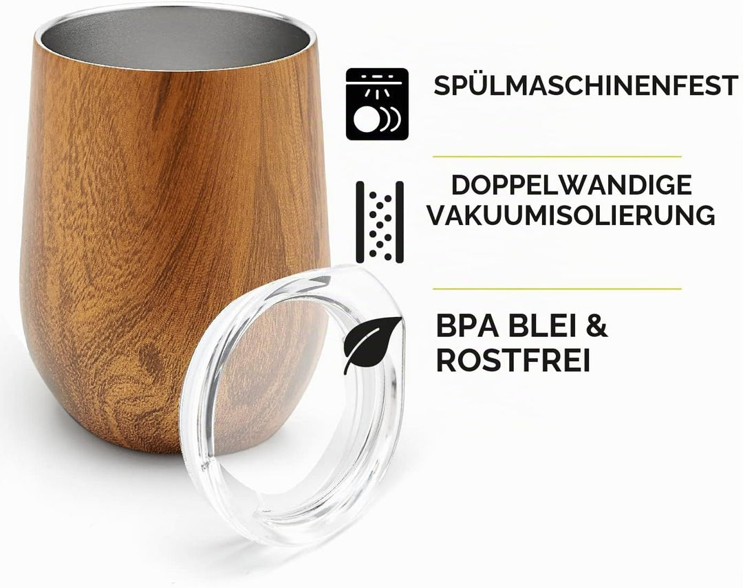 balibetov - Neu - Modernes Yerba Mate Gourd Set (Mate Tasse) - Doppelwandiger 18/8 Edelstahl Enthält