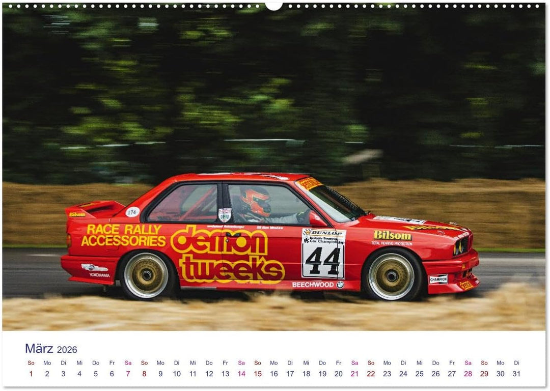 Rally Ikonen (Wandkalender 2026 DIN A2 quer), CALVENDO Monatskalender: Autos die Rallygeschichte sch