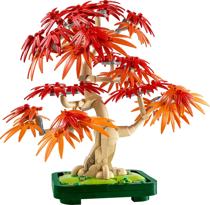 LEGO Botanicals Japanischer Roter Ahorn - Bonsai-Baum - Kunstpflanzen Set mit roten und orangefarben