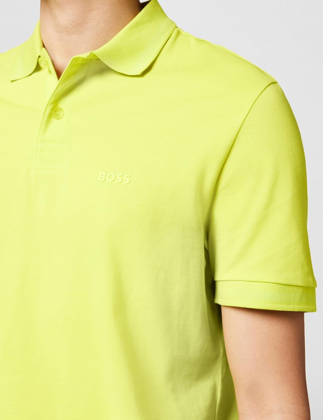 BOSS Herren Pio 1 10256488 01 Polo (1er Pack) M 732bright Yellow, M 732bright Yellow