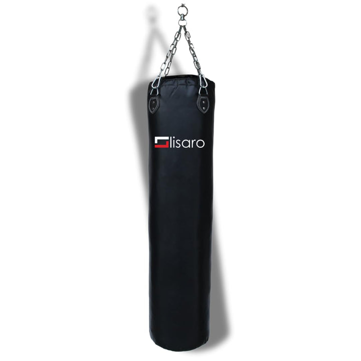 Lisaro Profi Boxsack 120/150 cm gefüllt/ungefüllt | Sandsack in Studioqualität für Boxen, Kickboxen