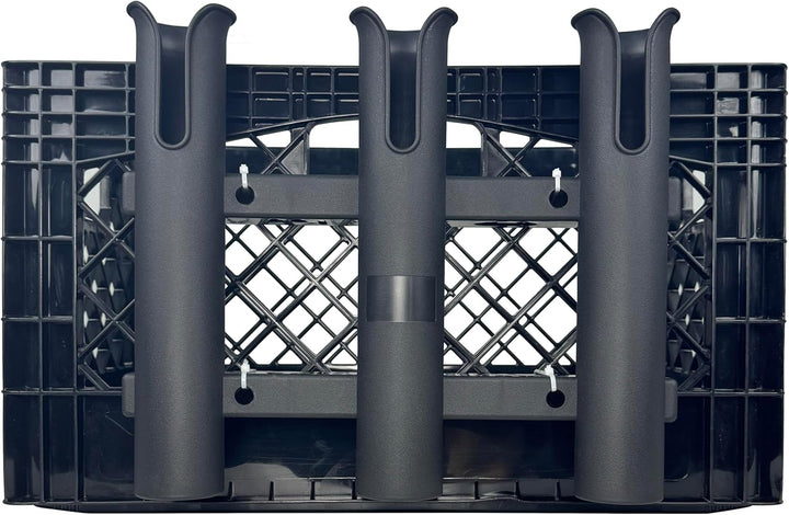 Wand montiert Angel Halterungen Röhren Links Angel Halter Rack Liegt 3-pole-black