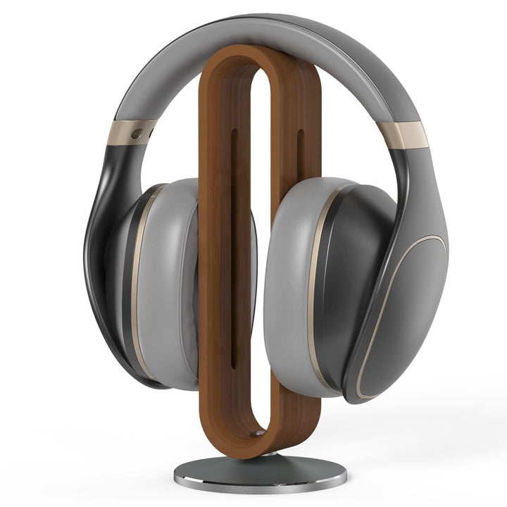 EHOTER Kopfhörerständer aus Holz U-förmiges Bogendesign Kopfhörer Halter Universal Headset Ständer H