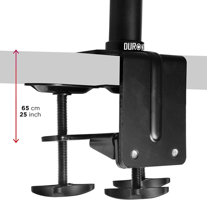 Duronic DM453VX1 Monitorarm, Monitor Halterung 4 Bildschirme bis 27" Zoll, LCD LED Display Ständer b