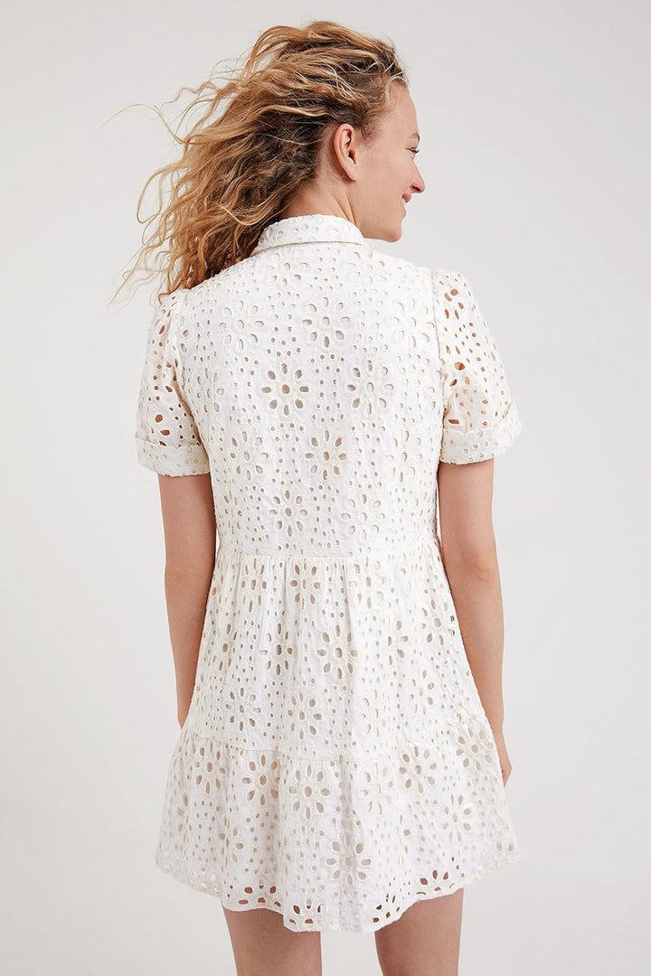 Desigual Damen Vest_tallin Lässiges Kleid M Weiss, M Weiss