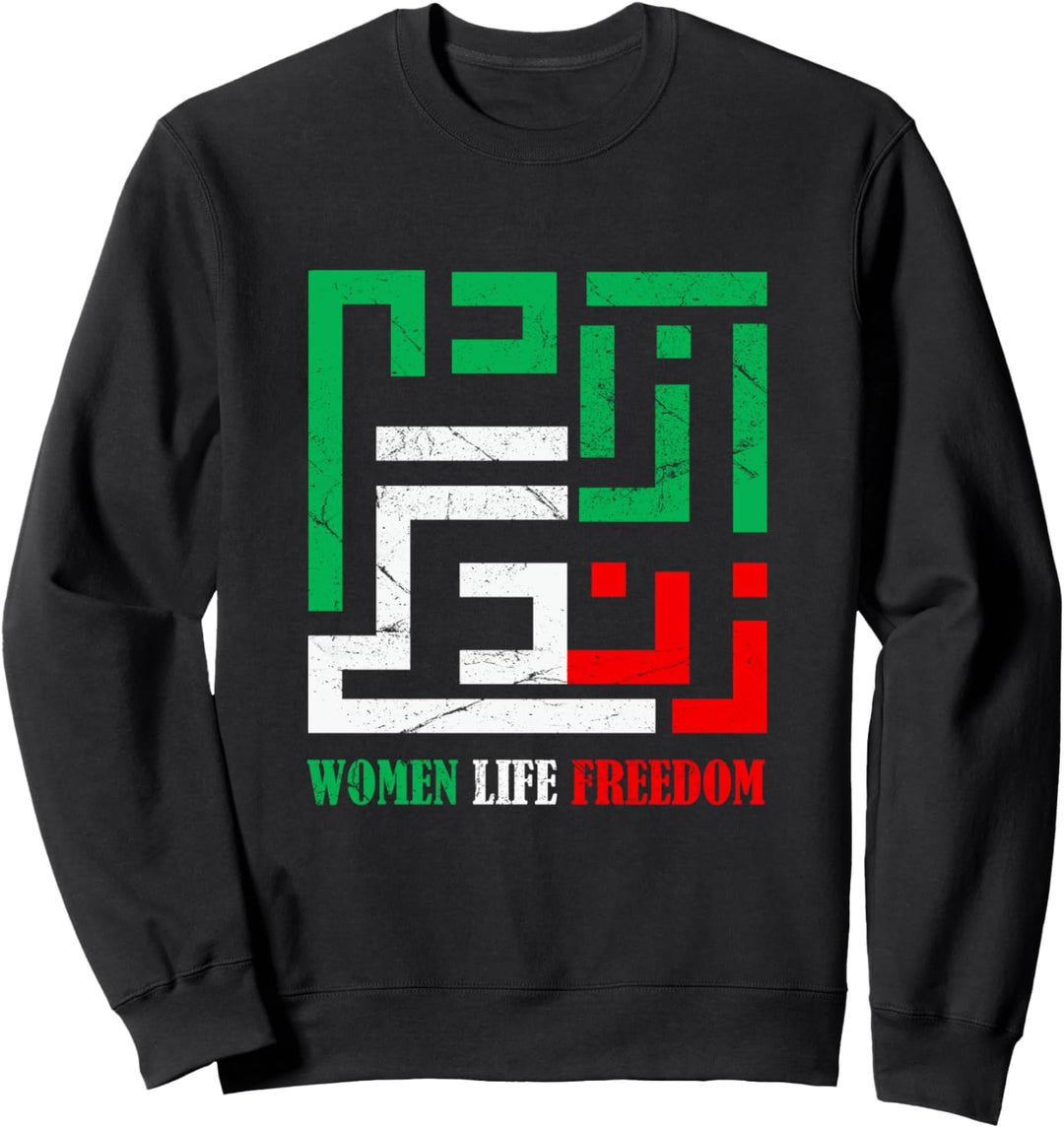 Zan Zendegi Azadi Persian Woman Life Freedom Sweatshirt