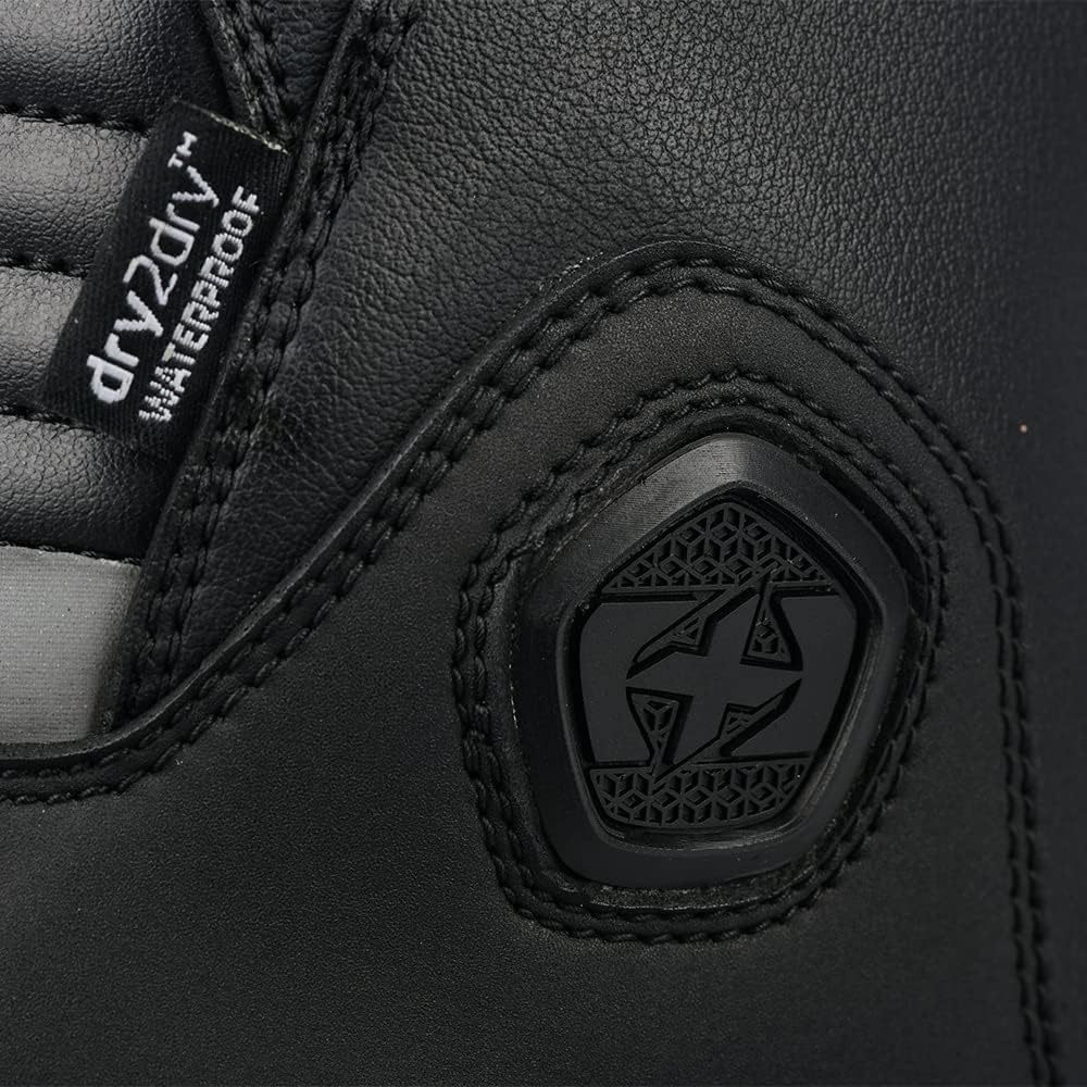 Oxford Herren Tracker 2.0 Motorradstiefel 41 EU Schwarz, 41 EU Schwarz