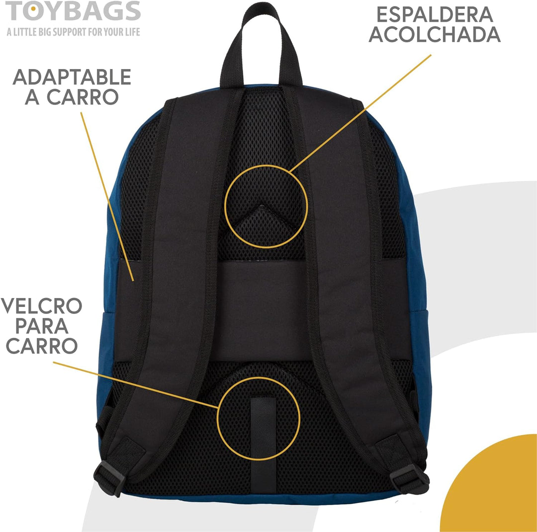 NARUTO Unisex – Erwachsene Mochila Americana Rucksack, Mehrfarbig, One Size