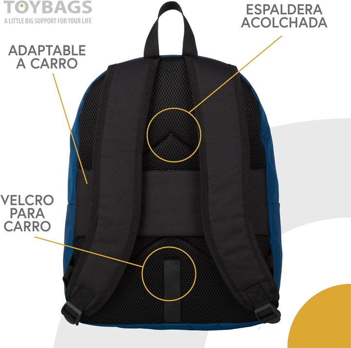 NARUTO Unisex – Erwachsene Mochila Americana Rucksack, Mehrfarbig, One Size