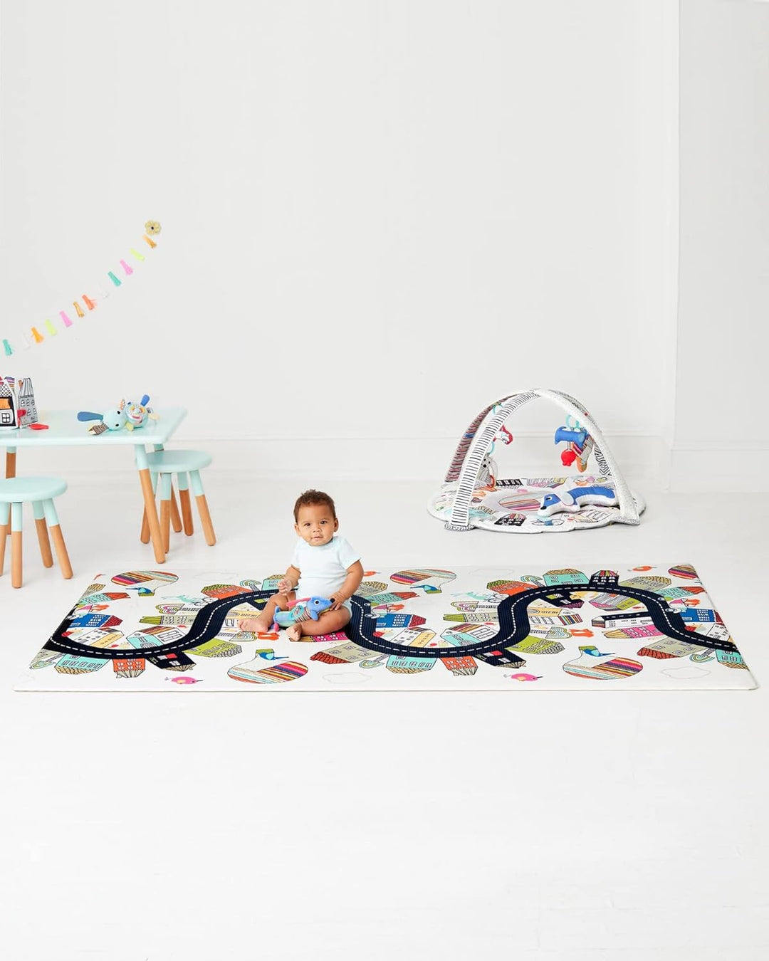 Skip Hop 243102 Reversible Village Playmats, mehrfarbig, Reversible Village Playmats