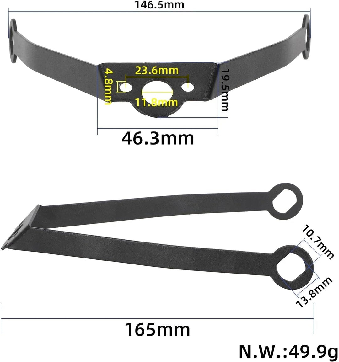 Hinterer Kotflügel mit Rückleucht für Xiaomi 5/5 Pro/5 Max Elektroroller, Hinterradschutzblech mit l