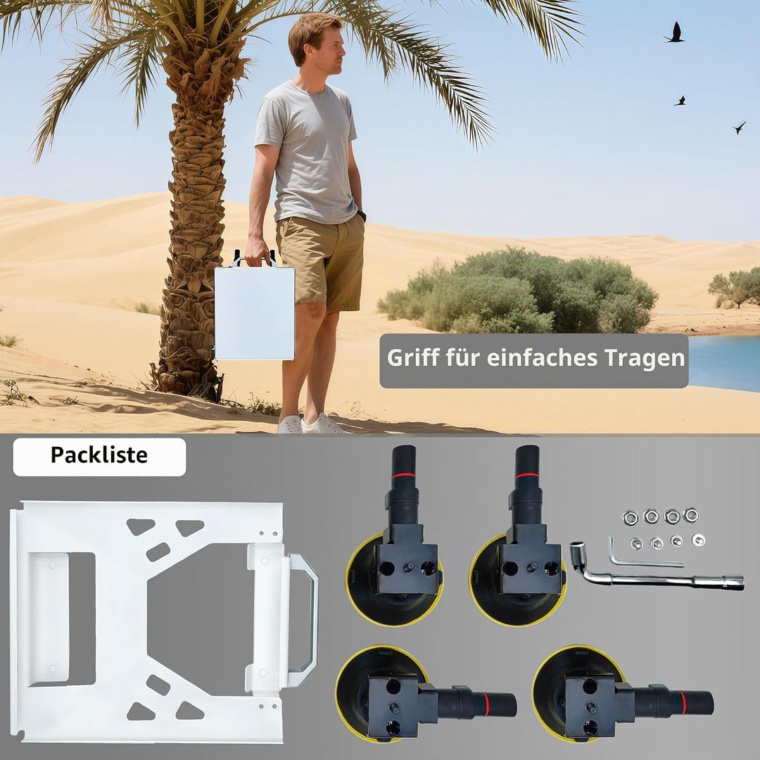 Metallstarke Pump-Saugnapfhalterung, kompatibel mit Starlink Mini – Hochleistungs-Saugnapf für die M