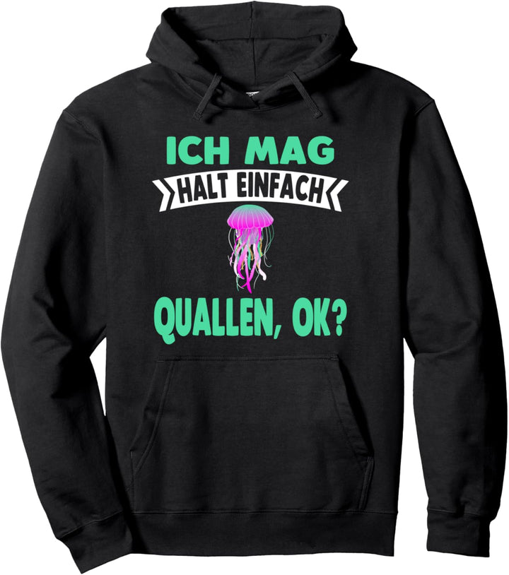 Fische Qualle Quallen Pullover Hoodie