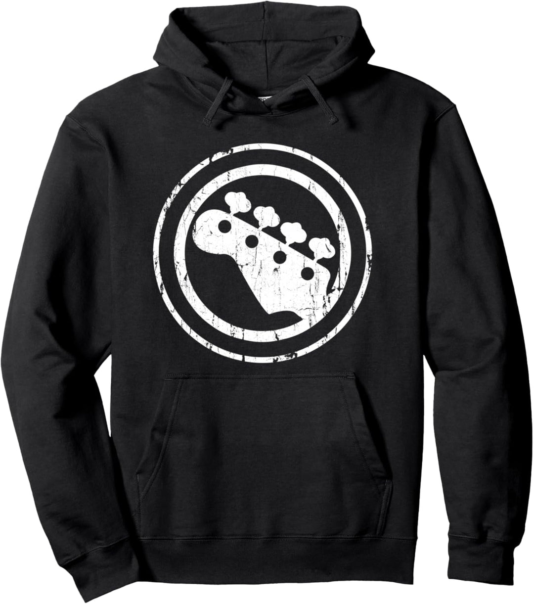 Bass Player Bassgitarre Vintage Bassist Geschenk Pullover Hoodie