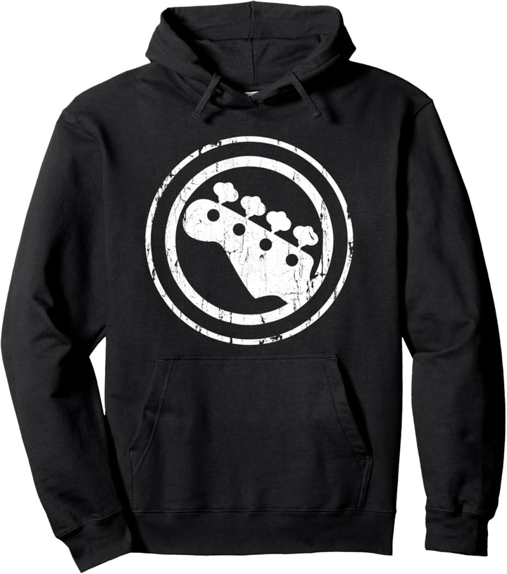 Bass Player Bassgitarre Vintage Bassist Geschenk Pullover Hoodie