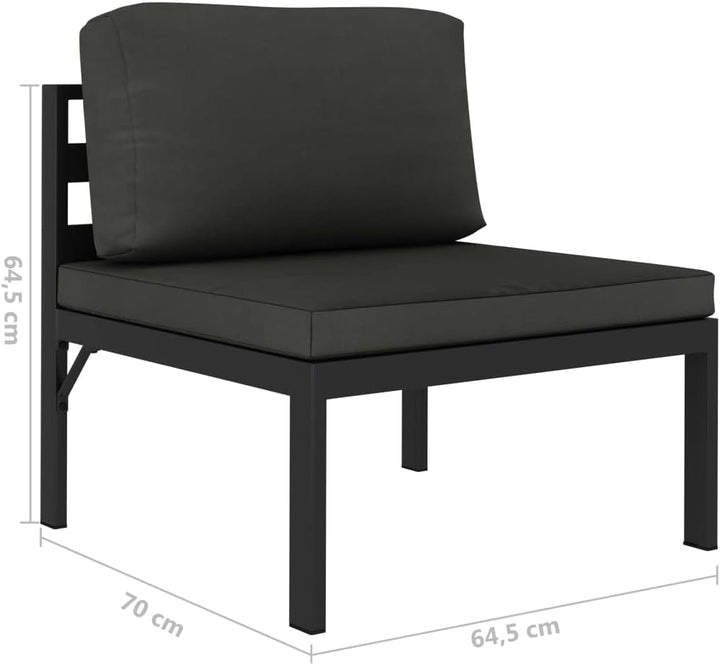 vidaXL Gartenmöbel 3-TLG. mit Kissen Sitzgruppe Lounge Sofa Garten Garnitur Gartenset Sitzgarnitur G