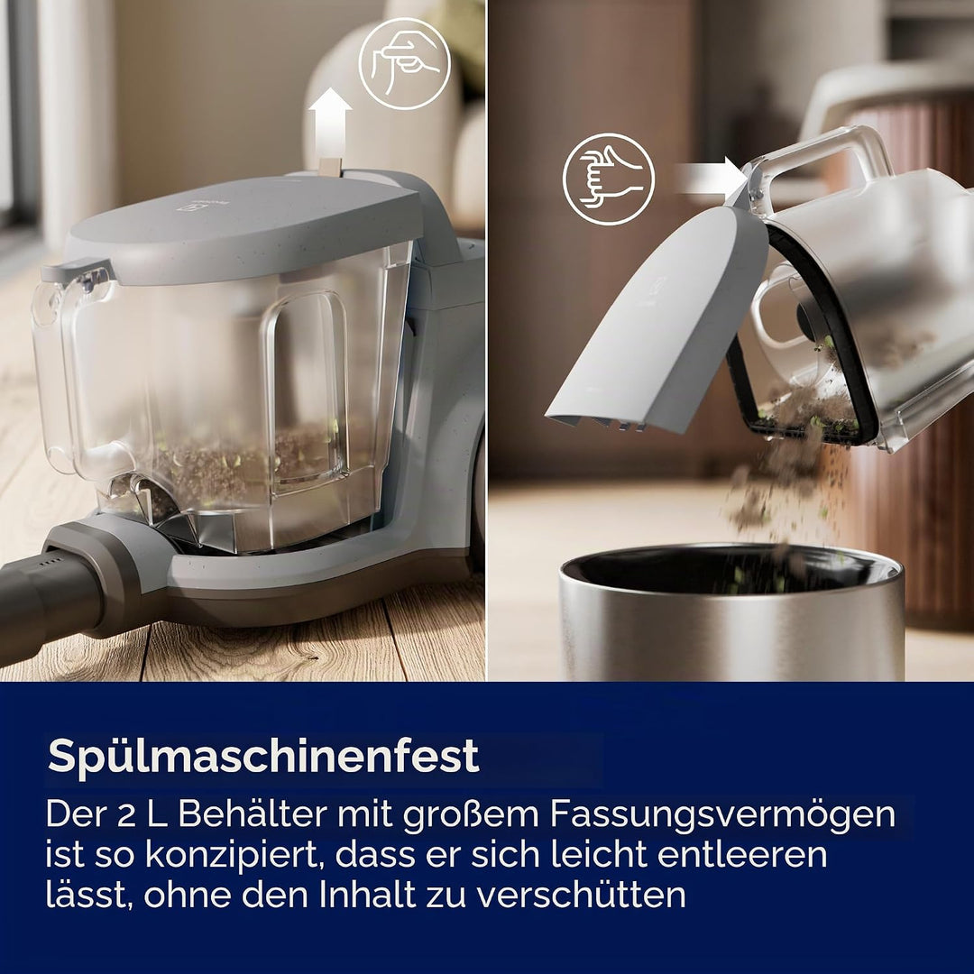 Electrolux Animal 500 EL51A2UG Staubsauger TurboTextile und AllFloor Kopfhörer, 99,99% Staubsaugeref