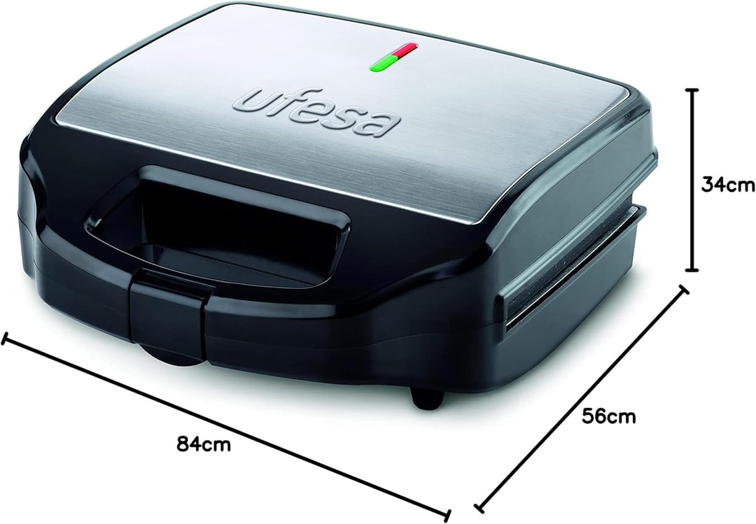 Ufesa PP5500 Velvet Pro Glätteisen, Keramikbeschichtung, LCD Display, bis 220ºC 3-in-1 900W, 3-in-1