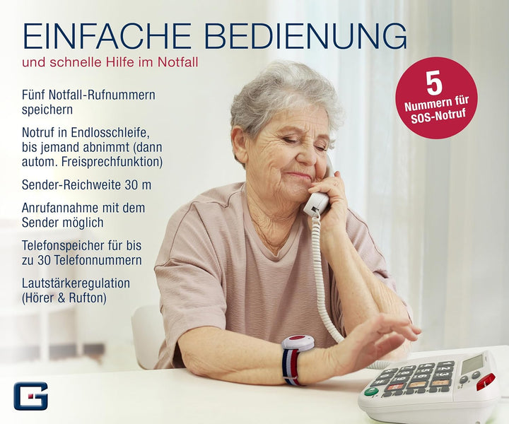 G-TELWARE PRO (Weltneuheit) Silence SOS Technik/SOSParam.einstellb./2023-2024er Modell Haus Notruf S