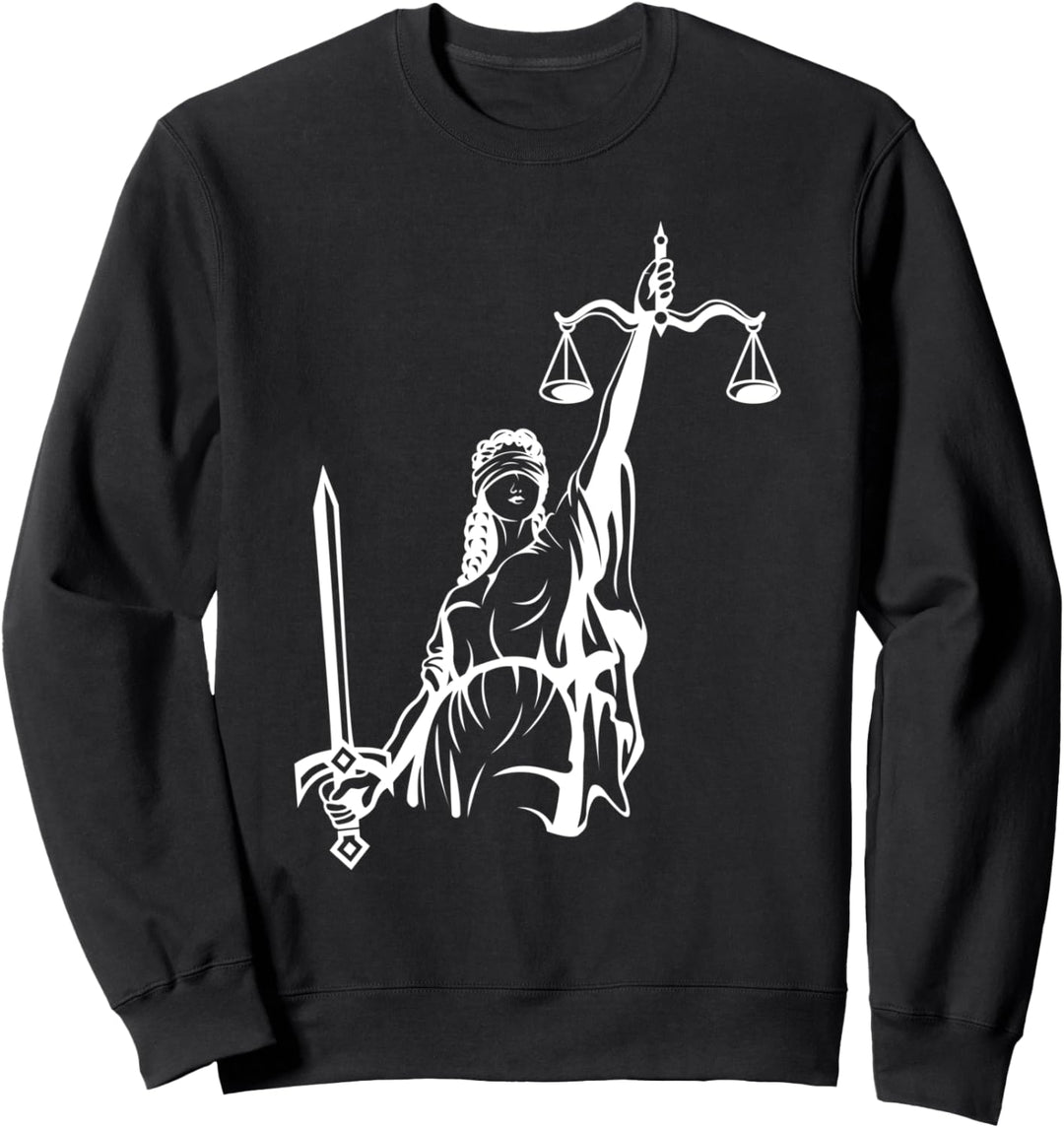 Justitia Göttin der Gerechtigkeit | Recht Sweatshirt