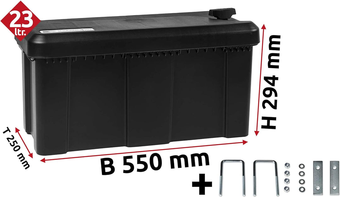 Deichselbox Staukasten Staubox Werkzeugkasten Truckbox Daken Blackit 1 B 550 x H 294 x T 250 mm LKW