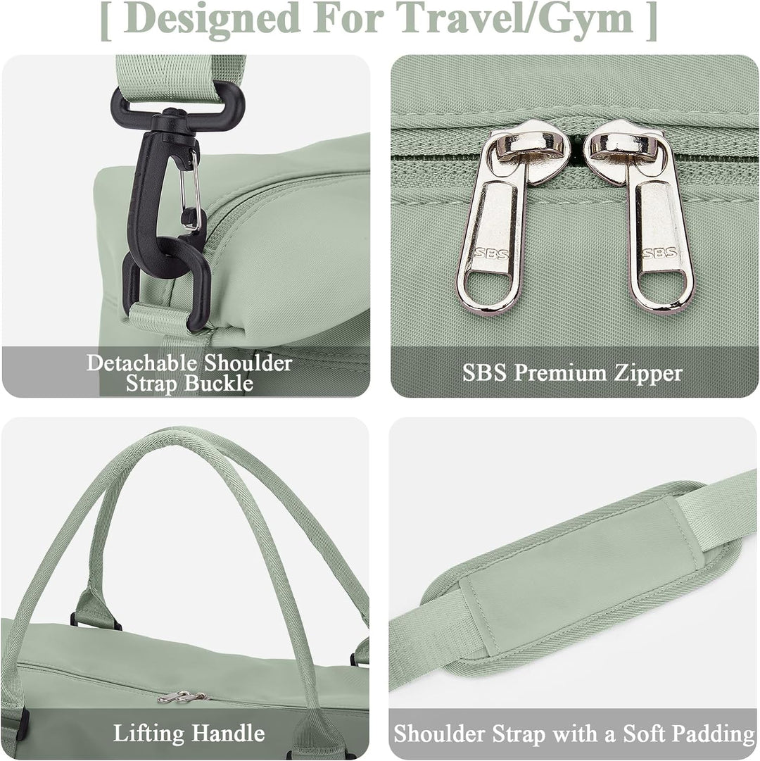 Reisetasche Damen Handgepäck Tasche Sporttasche Weekender Bag Schwimmtasche Wasserdicht Travel Bag D