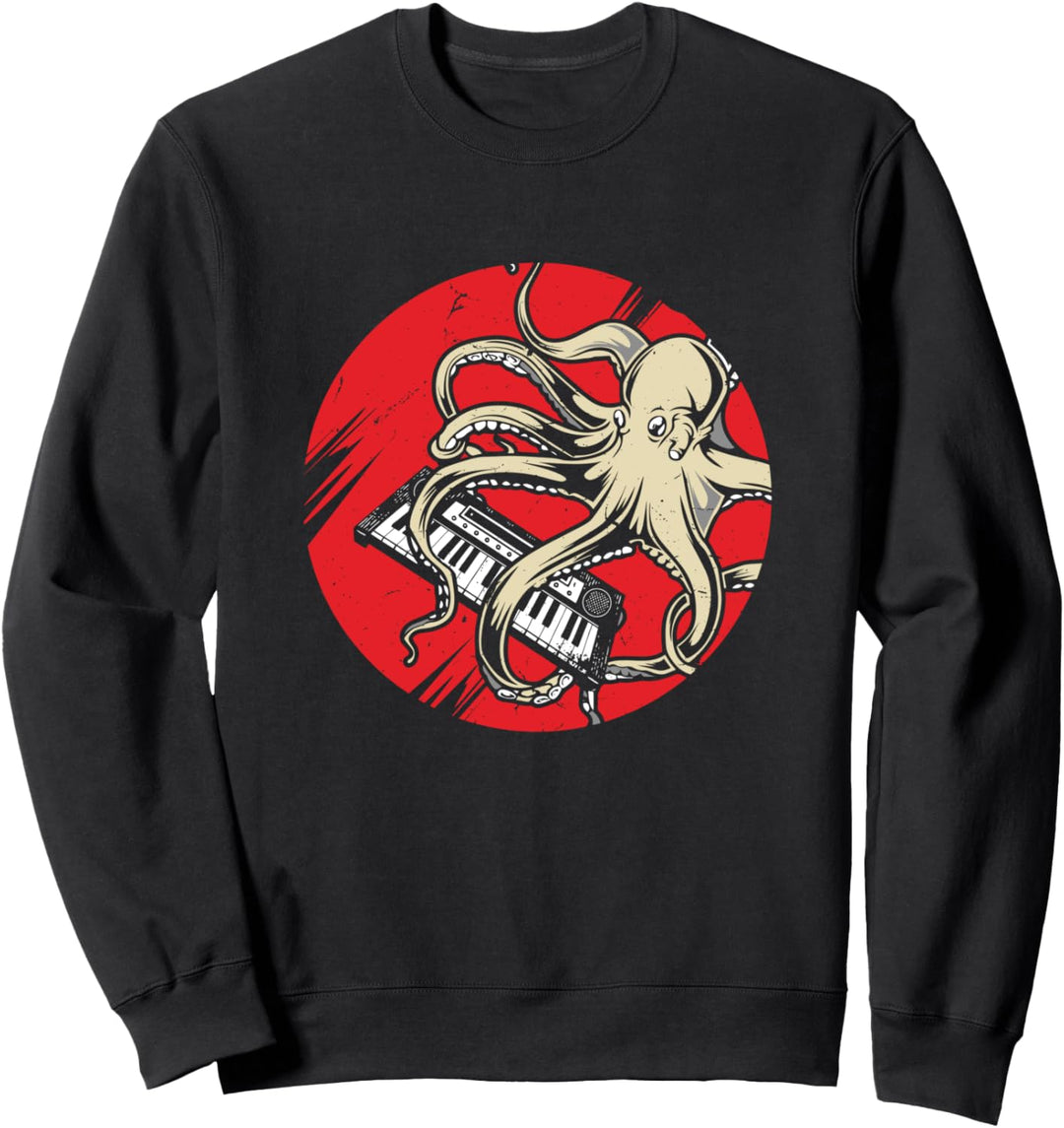 Retro Japan Synthesizer Oktopus Analog Synth Vintage Sweatshirt