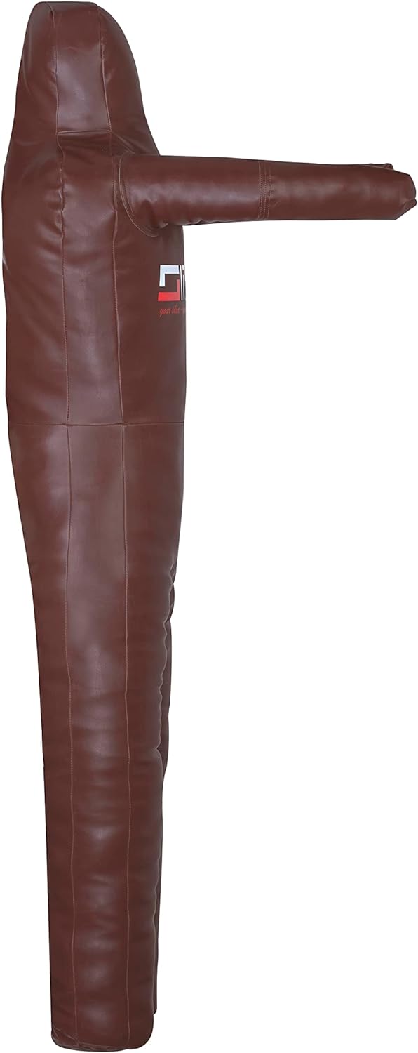 Lisaro Judo Grappling Dummy Gr. 130/145/160/170cm | Box-Dummies | Braun | UNGEFÜLLT | stehend | Schn