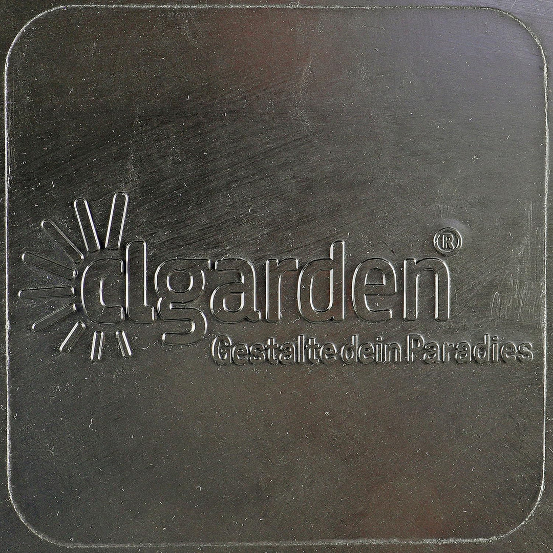 CLGarden Springbrunnenbecken Set mit ø 88cm GFK Deckel 150 Liter PE Becken für Springbrunnen Quellst