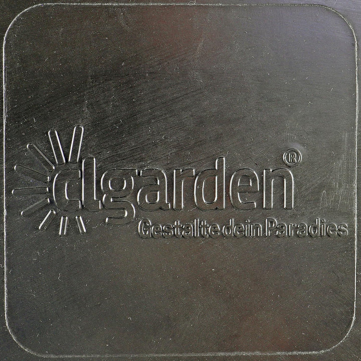 CLGarden Springbrunnenbecken Set mit ø 88cm GFK Deckel 150 Liter PE Becken für Springbrunnen Quellst