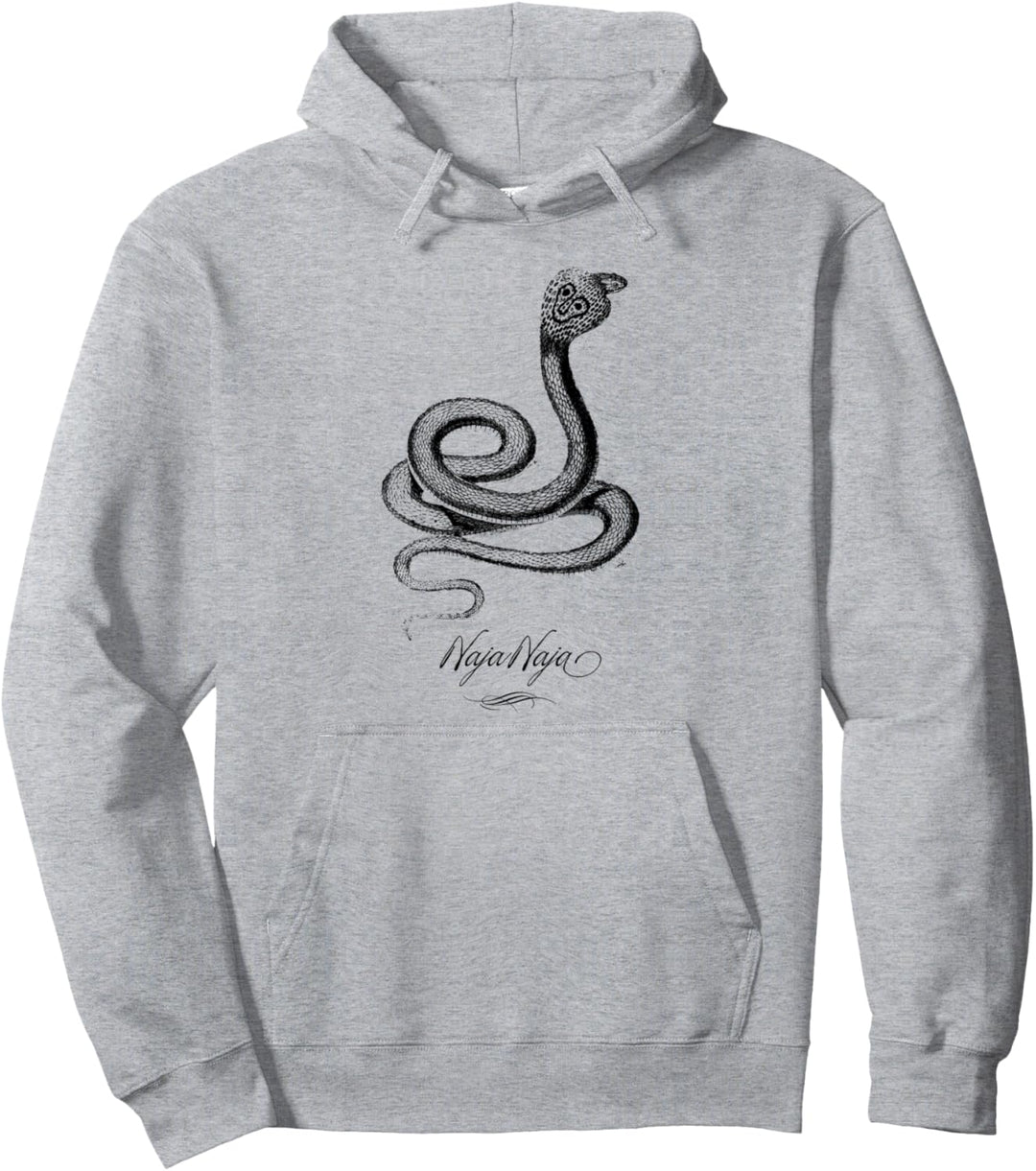 Schlange Kobra Retro Vintage Pullover Hoodie