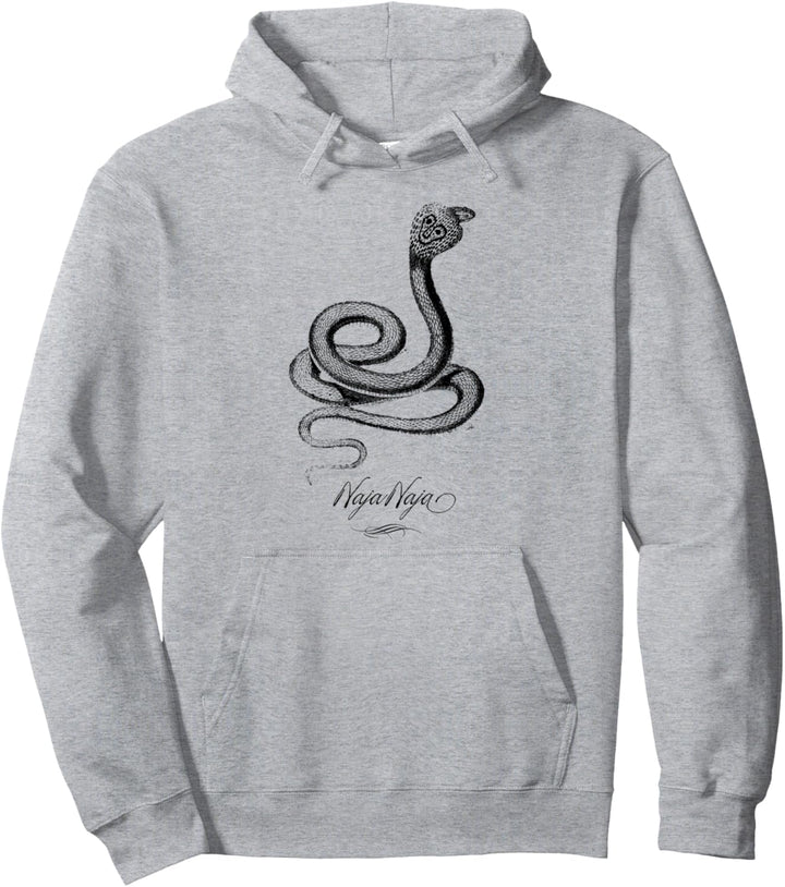 Schlange Kobra Retro Vintage Pullover Hoodie