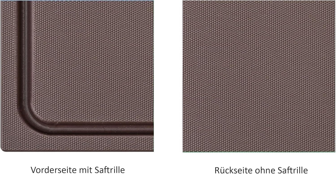 MUVELL stabiles Schneidebrett Kunststoff Spülmaschinenfest, EXTRA dick, messerschonend | Farben & Gr